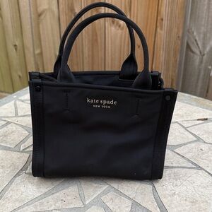 Kate Spade Black Nylon Tote mini